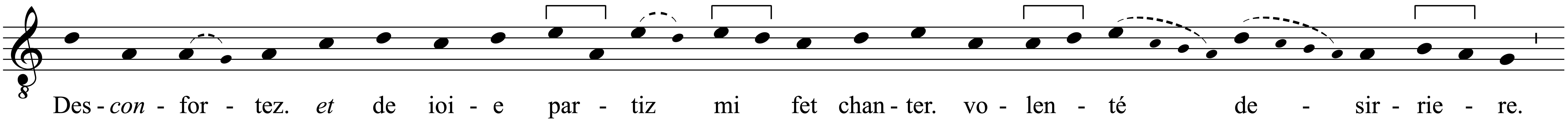 Work musical notation